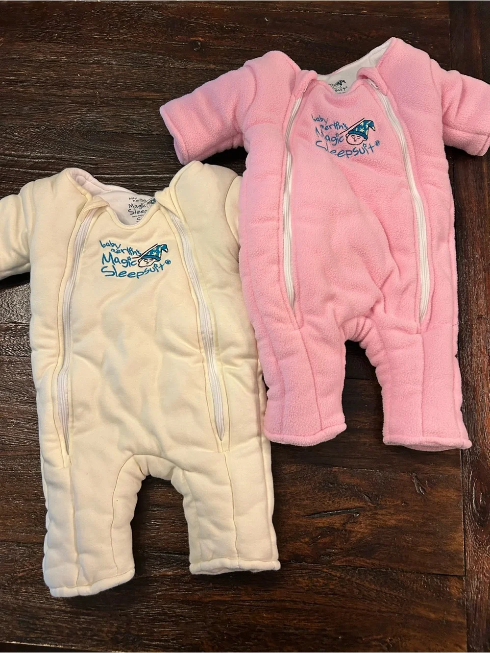 Baby Merlin’s Magic Sleepsuit Baby Yellow and Pink One-Piece Sleeper Bundle